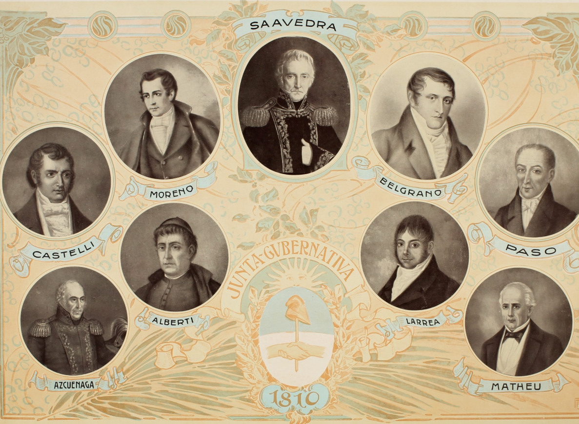 Integrantes de la Primera Junta